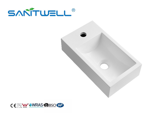 SWZ400 Cheap Price Wholesale China Suppliers Artificial Stone Basins Color Customized Acceptable Counter Top Sinks