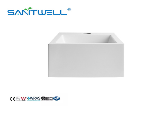 SWZ400 Cheap Price Wholesale China Suppliers Artificial Stone Basins Color Customized Acceptable Counter Top Sinks