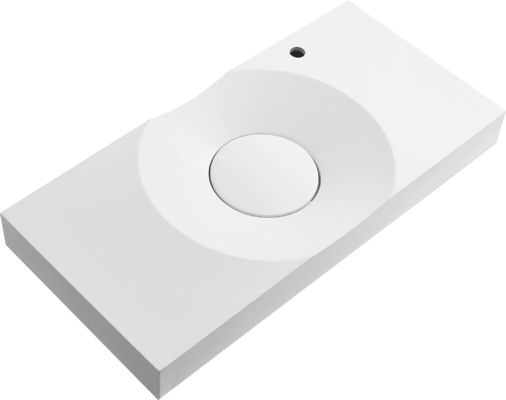 SW6059-1000 New Design High Quality Round Botton Artificial Stone Basins Inside Round Washing Hand Basins