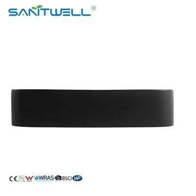 New Fashion Styles AB8522 Bathroom Sinks Rectangle Shape Matt Black Above Counter Wash Hand Basins