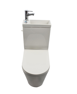 New Model Favorable SWJ101 Price Two Piece Washdown Rimless Toilets with Faucet for washing Hand SInks