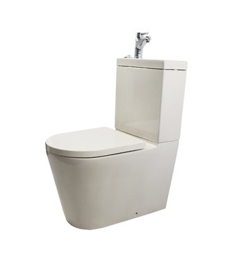 New Model Favorable SWJ101 Price Two Piece Washdown Rimless Toilets with Faucet for washing Hand SInks