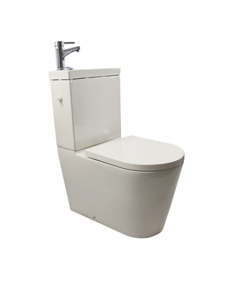 New Model Favorable SWJ101 Price Two Piece Washdown Rimless Toilets with Faucet for washing Hand SInks