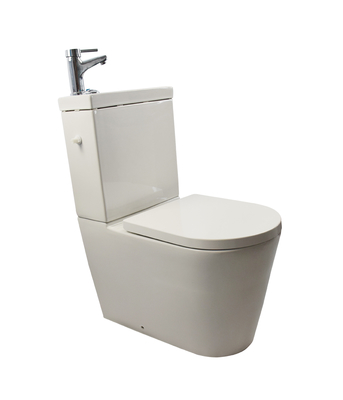 New Model Favorable SWJ101 Price Two Piece Washdown Rimless Toilets with Faucet for washing Hand SInks