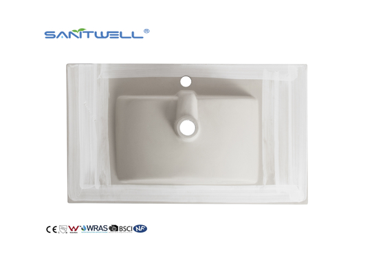 Fashion Design Chaozhou AC8003-80 Bathroom Cabinet Basin 800MM Length Ceramic Wash Hand Sinks