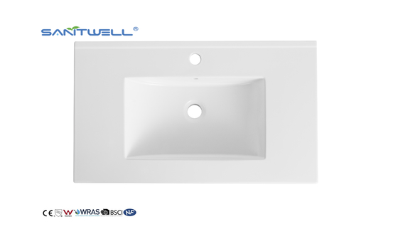 Fashion Design Chaozhou AC8003-80 Bathroom Cabinet Basin 800MM Length Ceramic Wash Hand Sinks