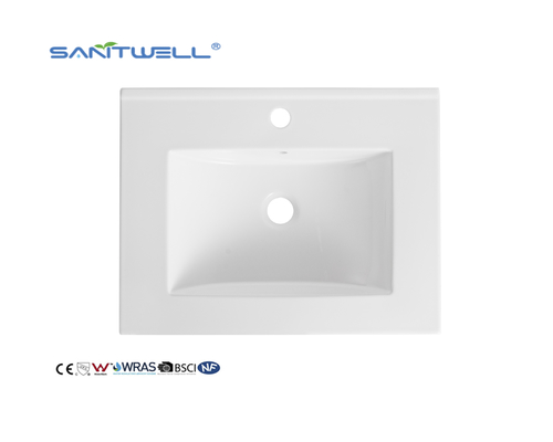 Chaozhou Cheap Price AC8003-60 Top Quality Sanitary Ware Bathroom Sink Wash Basins Cabinet Sinks