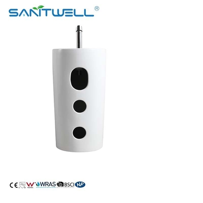 Wholesale Luxury Models Art Pedestal Basins Floor Standing Sinks For European Market