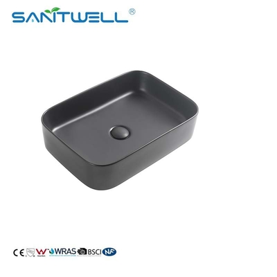 Chaozhou Suppliers Above Counter basin 2024 Vessel Sink Round Ceramic Basin Wall Mounted Sink AB8316