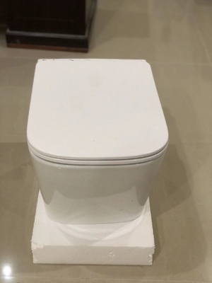 China factory wholesale rimless commode wall hang hiddden cistern wc toilet bathroom toilet