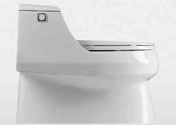 Modern round one piece toilet  250mm 300mm single side flush