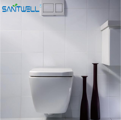 Rimless flushing ceramic wall hanging wc  white color for bathroom