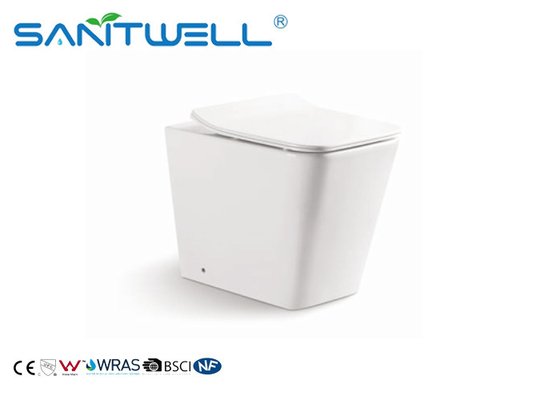 Rimless Free Standing Toilet  With Hidden Water Tank , floor standing wc