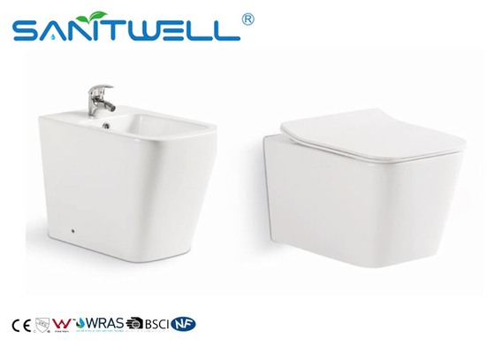Floor Standing Mount Toilette Bidet  White Ceramic Unique Comfortable Durable