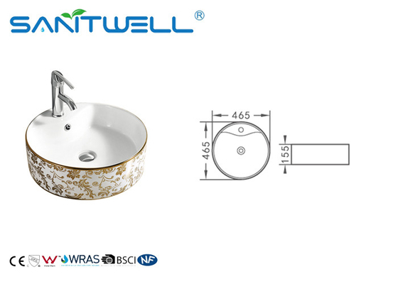 AB8002 Ceramic Art Basin Bathroom vanity sink above counter top