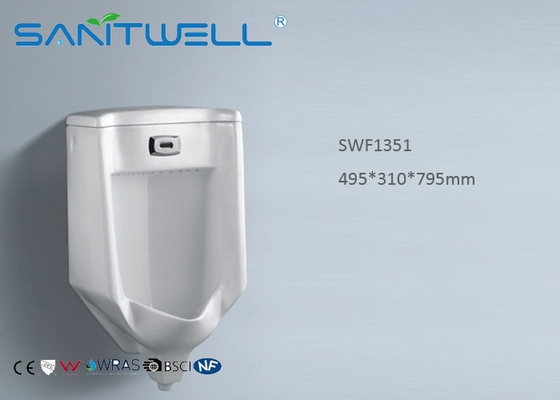 SWF1351 Ceramic Urinal Self-cleaning glaze style Wall Mounted Installation