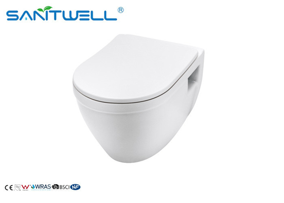 Ceramic Wall Mounted WC , Rimless WC Ceramic wall-hung pan 520*360*340mm