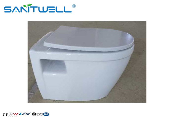 Ceramic Wall Mounted WC , Rimless WC Ceramic wall-hung pan 520*360*340mm