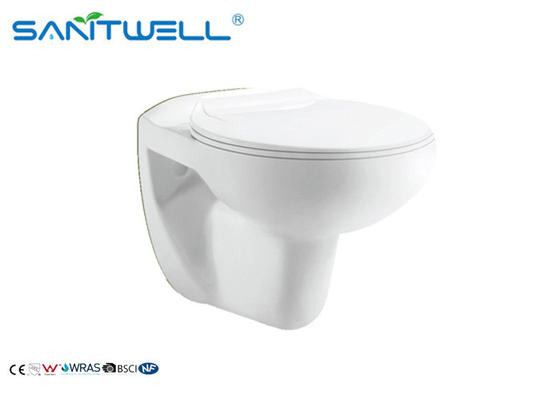 540*360*385 mm NR125  Wall Hung Toilet In Living Room White Color Washdown Rimless