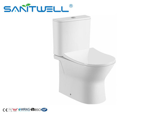 New Design Round Shape Chaozhou Dual Flush Toilet Universal Washdown Two Piece Sanitary Ware
