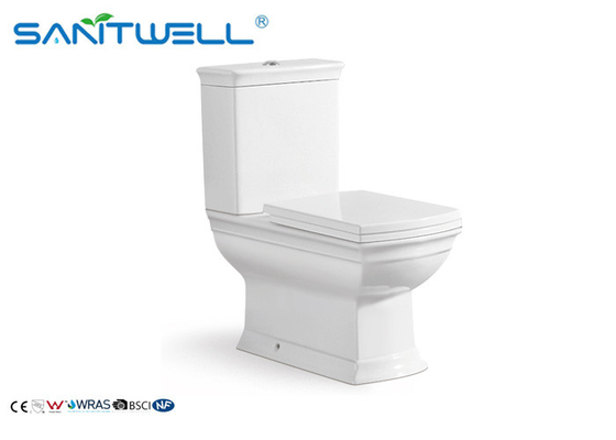 Bathroom Washdown Ceramic Toilet Sanitary Ware Two Piece WC
