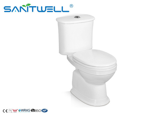 Modern European Style Popular Models Gravity Ceramic Toilet Sanitary Ware Two Piece WC