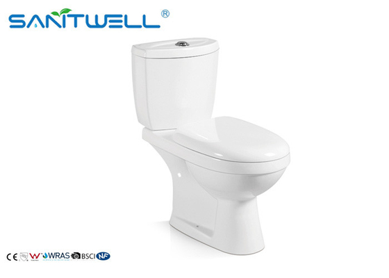 South American Sanitary Ware Ceramic Toilet Two Piece Washdown Corner WC
