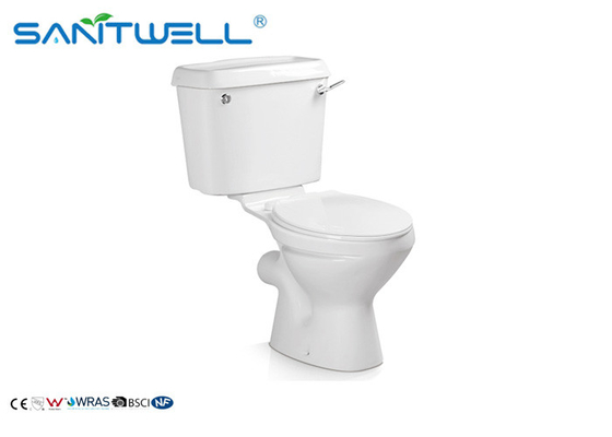 Round P trap S trap Ceramic Toilet Washdown Sanitary Ware 720*380*730 mm Size