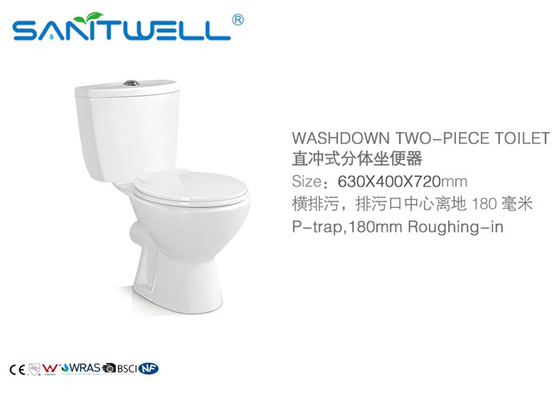 White Bathroom Washdown WC Sanitary Ware Closes tool Ceramic Material