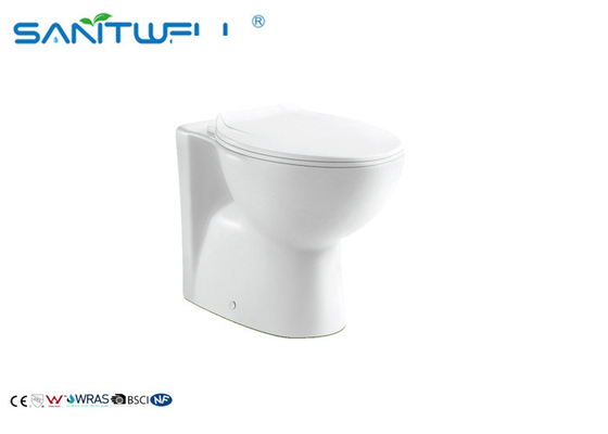 Colored Multifunction Toilet Ceramic Two Piece WC White color