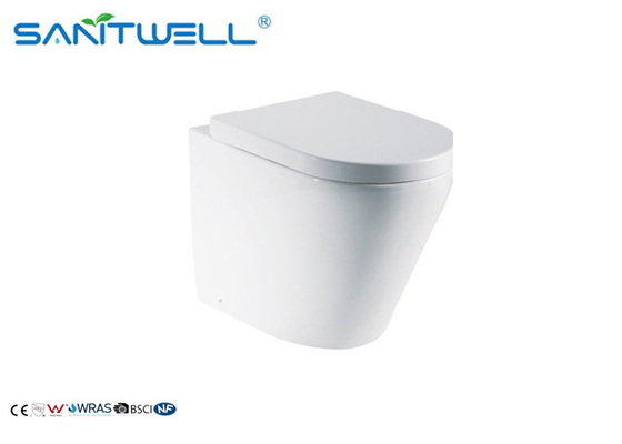 Round P trap SWA1321F Wall Faced Toilet Washdown WC Two Piece Fitting Watermark Toilet Rimless Flushing