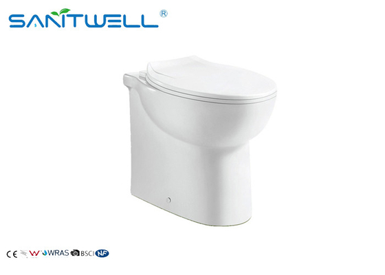 Chaozhou Popular Models Round P trap Washdown Rimless  WC Back To Wall Toilet