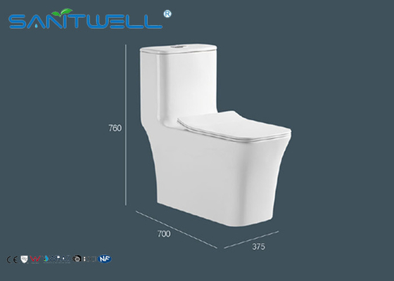 Shower room siphonic flushing Siphonic WC sanitary ware  700*375*760 mm  Size