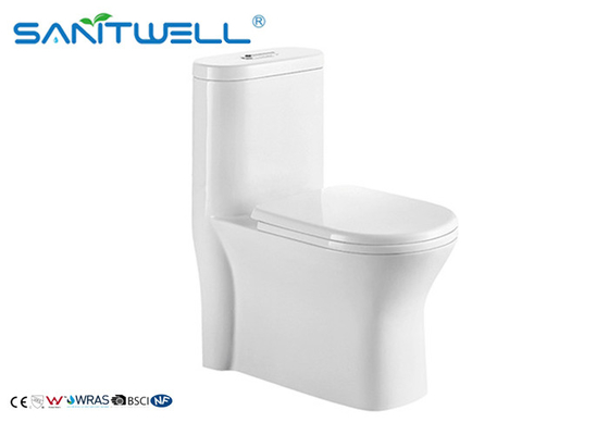 Girl Siphonic One Piece Toilet 705*390*775 mm Size 3L / 6L Water tank