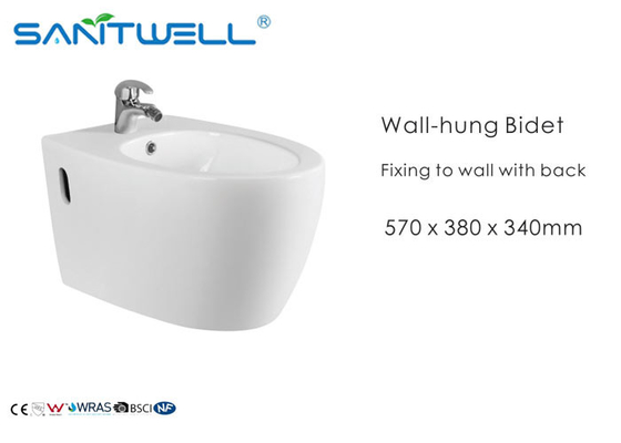 Women Wall Hung Bidet S Trap Ra<0.2um thickness>0.6mm ODM and OEM