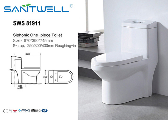 Bathroom American Standard Siphonic Toilet Supper Swirling SWS81911