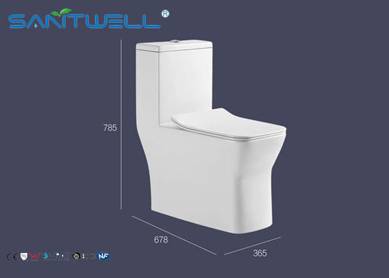 Public sanitary ware washdown Ceramic Toilet one piece WC OEM