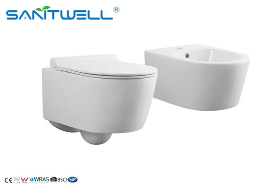500*360*355 mm Wall Hung Bidet with hot and cold water washing Modern style wall fixing