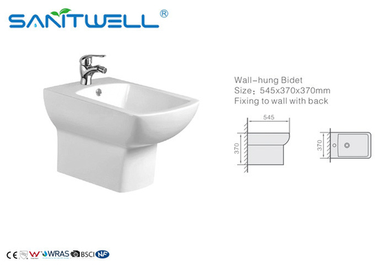 Africa design white ceramic toilet bidet 545*370*370 mm for hotel