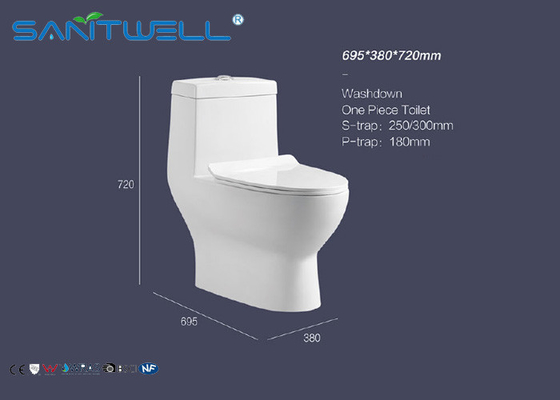 Washdown type 1 piece round toilet  red sanitary quality craft wc
