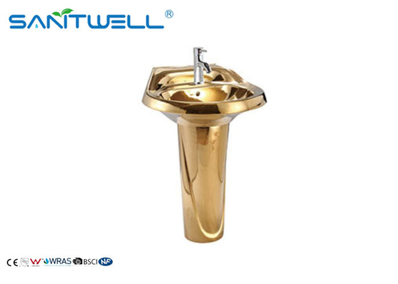 Bathroom Pedestal Basins , Bathroom wash basin 620*510*880 mm Size