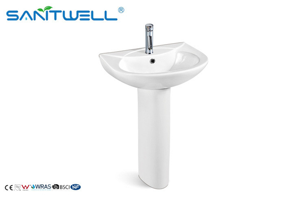Sink- artificial stone bathroom pedestal basins 520*440*810mm Size