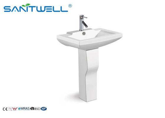 European Design Bathroom Ceramic Wash Basin / Stand Pedestal Art Basin