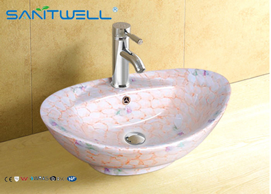 Bathroom Ceramic Artistic Basin Face Sink Waterproof China CUPC 590*390*215 mm