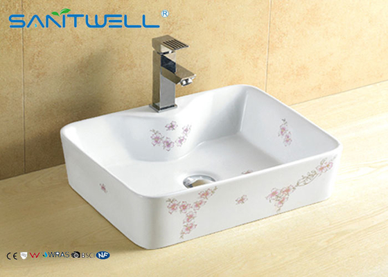 Egg shaped basin / bathroom counter top basin original square shaped 485*380*130 mm
