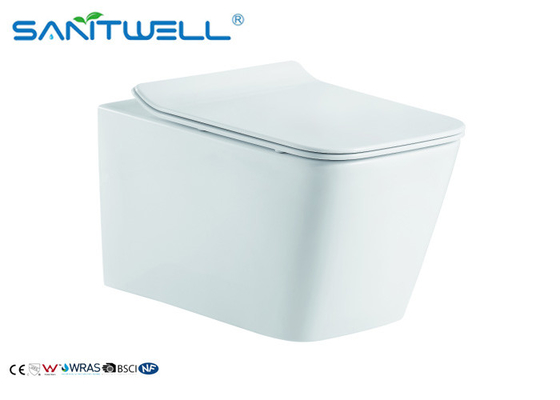 Western style smart wall mounted WC intelligent toilet P-trap 180mm