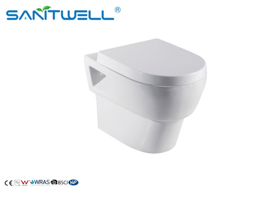 Bathroom Sanitary Wall Mounted WC Bowl Ceramic Ware Wall hung Toilet  Seat Cover
