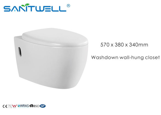 Square p trap Wall Mounted WC washdown closest Tpye 570*380*340 mm Size
