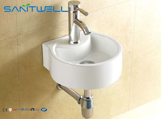 Modern wall mounted basin  popular and artistic shape 295*290*110 mm