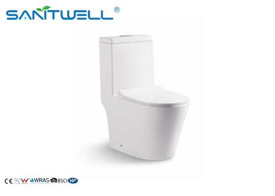 Bathroom Single Piece Toilet sanitary ware 1 hole siphonic  WC